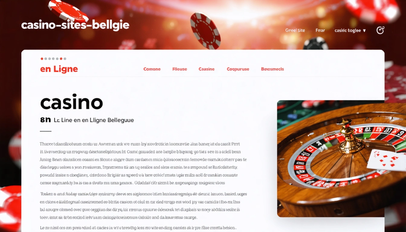 casino sites belgie Casino en Ligne Belgique